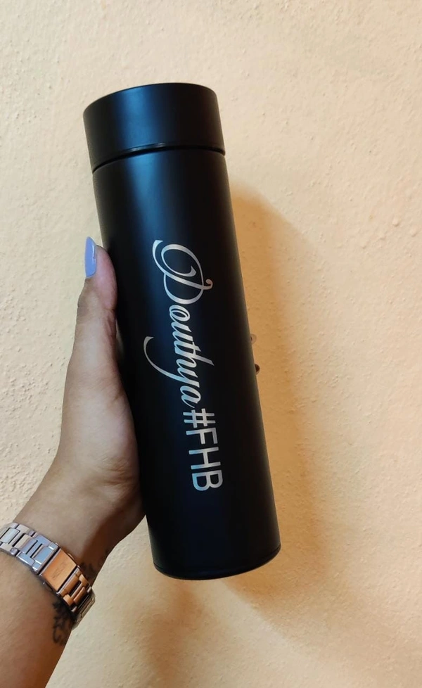 TEMPERATURE BOTTLE.  - Black