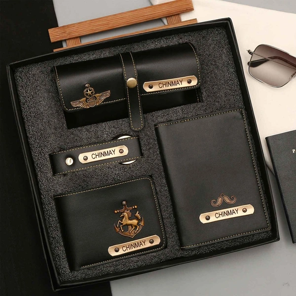 Leather Combo For men's - Black