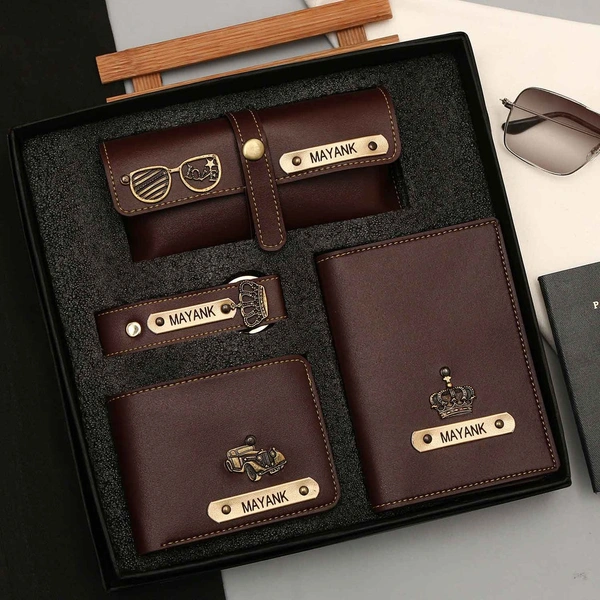 Leather Combo For men's - Brown