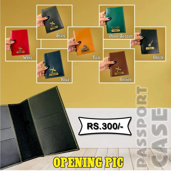 Passport Case - tan