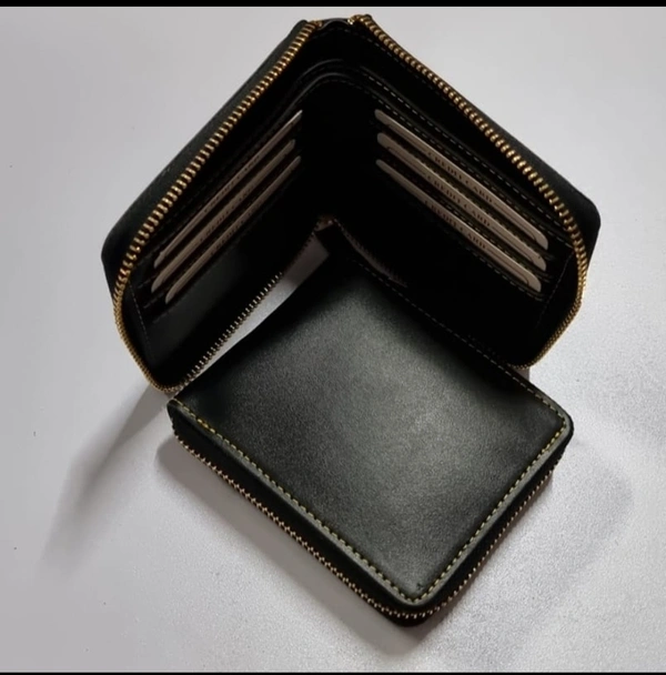 Unisex Zip Wallet - BLACK