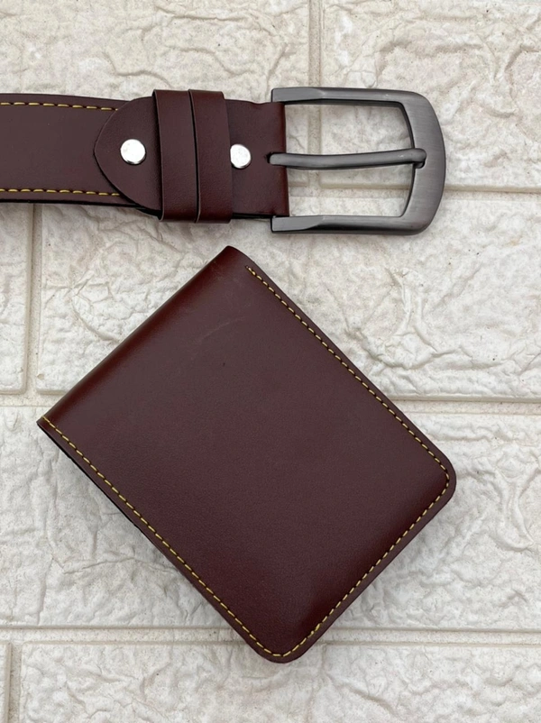 Wallet + Belt Combo - Tan