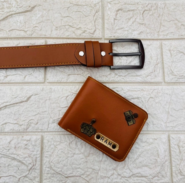 Wallet + Belt Combo - Brown