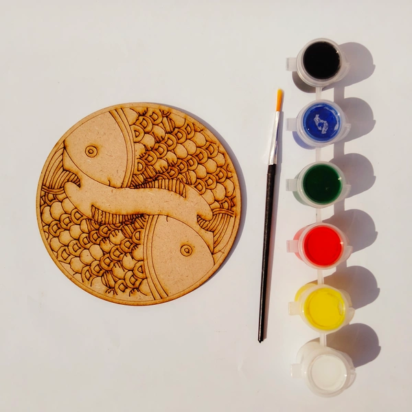 Madhubani Fish - DIY Kit