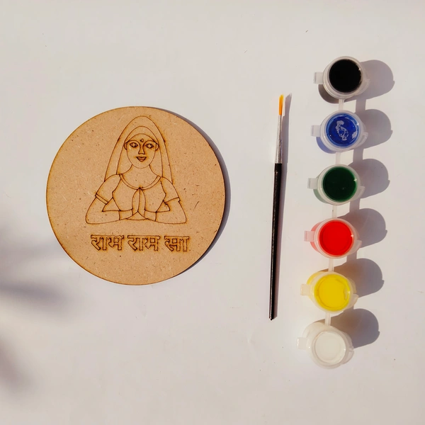 Rajastani woman Ram Ram Sa - DIY Kit