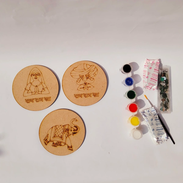 Rajastani couple Combo 1 - DIY Kit